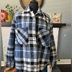 Zara Plaid Shacket